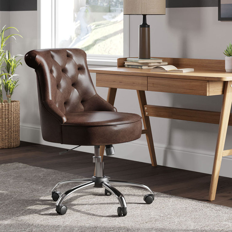 Wayfair upholstered desk deals chair